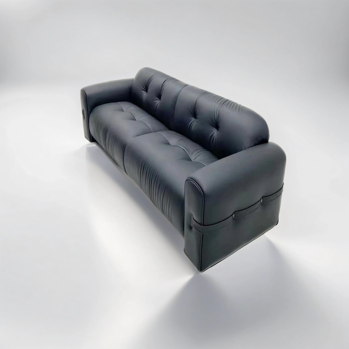 Italian-style light luxury genuine leather sofa